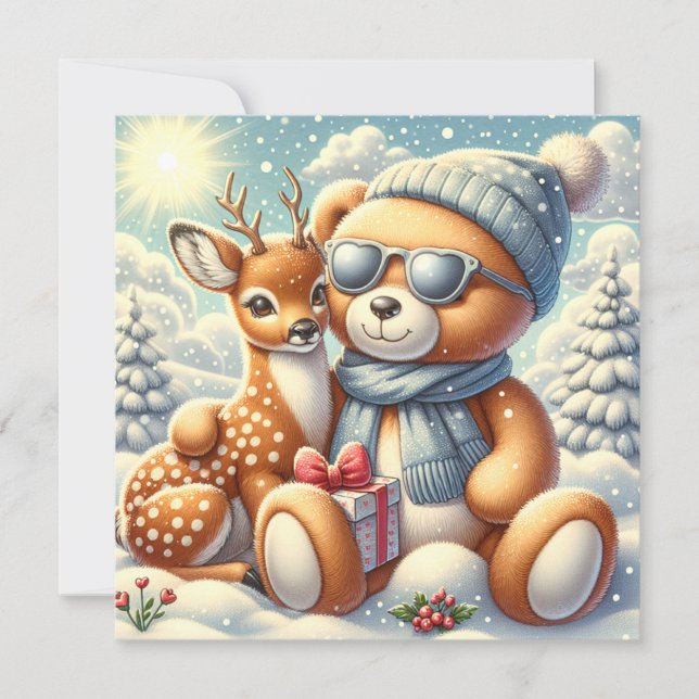 cuddle holiday card (Front)