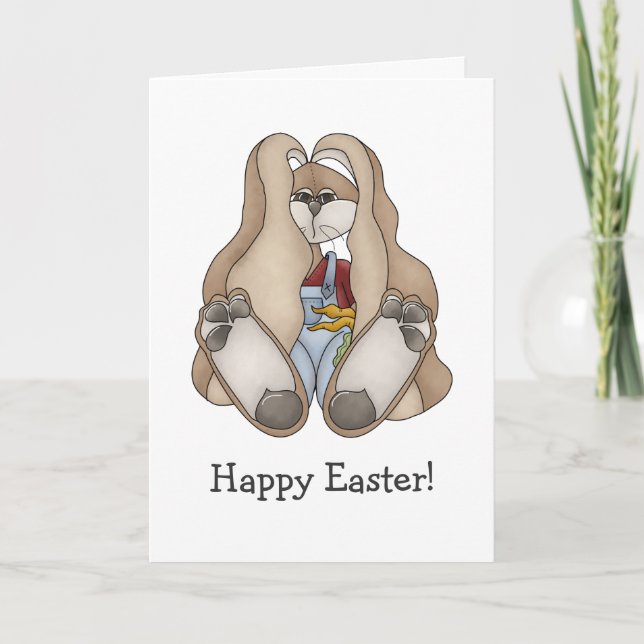 Cuddle Hoppers · Bunny Boy Holiday Card (Front)
