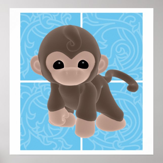 Cuddle Monkey Poster (Front)