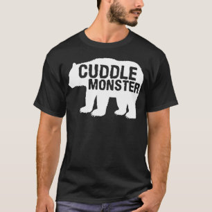 Cuddle Monster Bear Silhouette Fun Novelty T-Shirt
