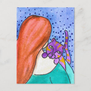 Cuddle Postcard