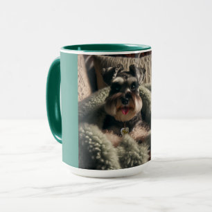 Cuddle Season Miniature Schnauzer Mug