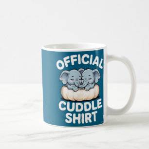 Cuddle Shirt Cute Baby Elephant Snuggle Coffee Mug