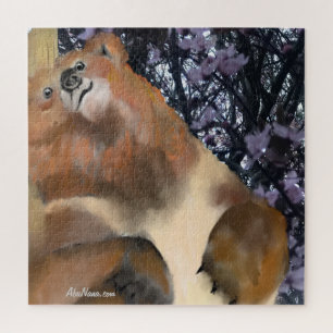 Cuddle Up To A Bear Jigsaw Puzzle