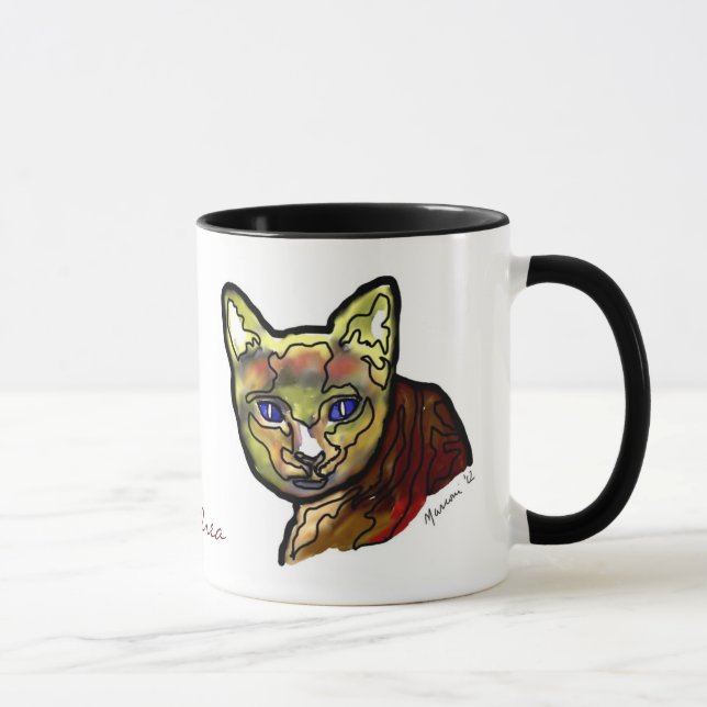 Cuddles Cat Mug (Right)