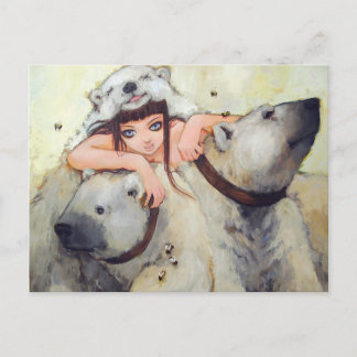 Cuddles of a Power Monger Postcard