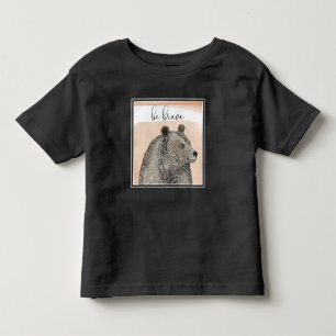 Cuddlies Bear   Be Brave Toddler T-Shirt