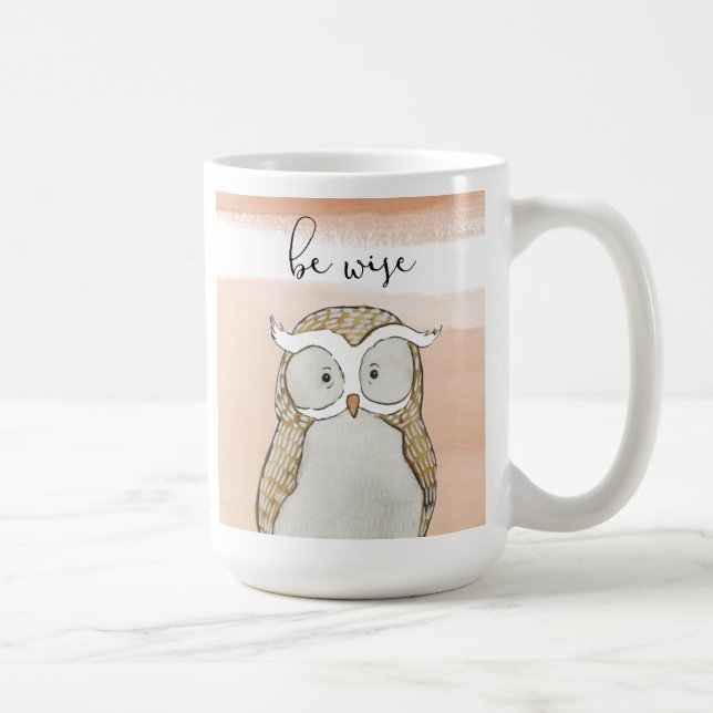 Cuddlies Owl | Be Wise Coffee Mug (Right)