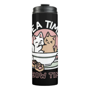 Cuddling Kitties in a Cup - Adorable Tea Time