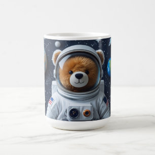 Cuddly Astronaut Teddy Coffee Mug