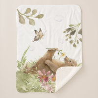 *~* Cuddly Bear Relaxing Smelling Flower in Woods
