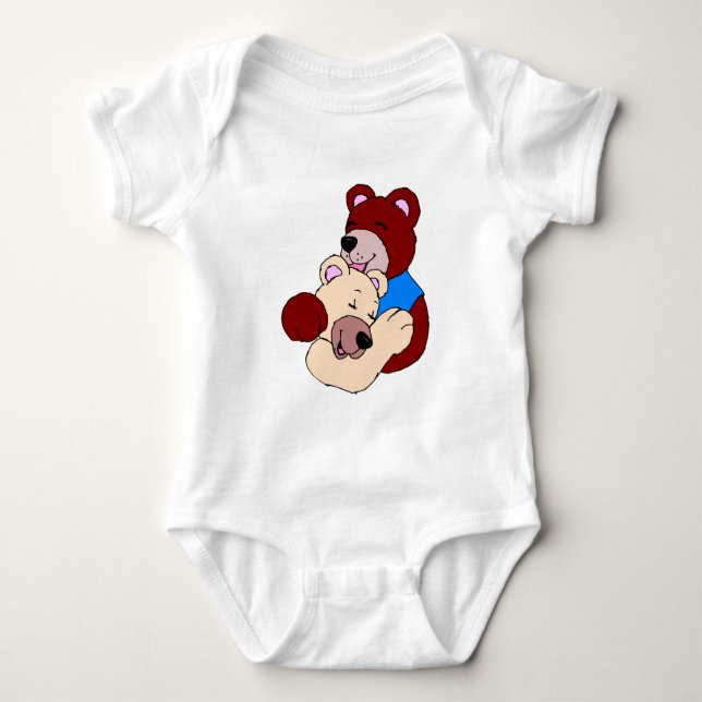 Cuddly Bears Baby Bodysuit (Front)