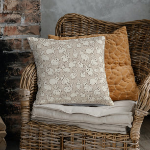Cuddly Bunny Rabbits Bonanza - pattern. Cushion
