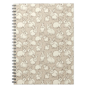 Cuddly Bunny Rabbits Bonanza - pattern. Notebook