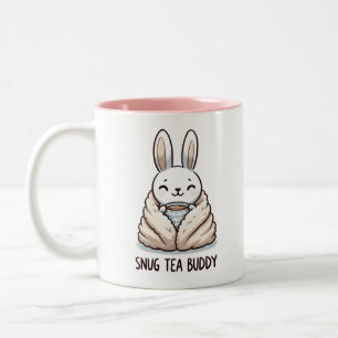 Cuddly Bunny Tea Two-Tone Coffee Mug