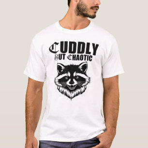 Cuddly But Chaotic Gothic Trash Panda T-Shirt
