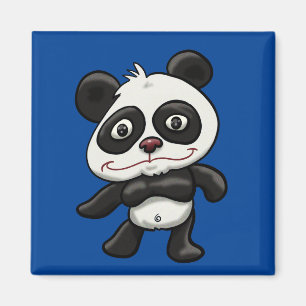 Cuddly Cartoon Panda Magnet