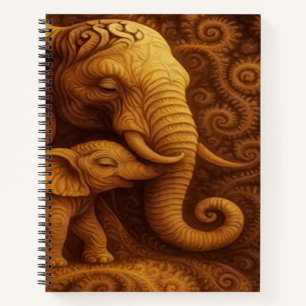 Cuddly Elephants Notebook