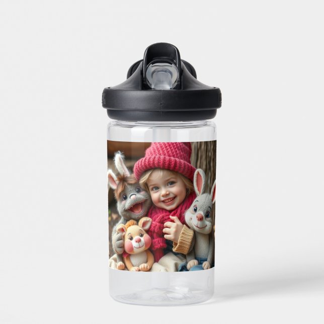 cuddly friend in autumn spell water bottle (Front)