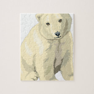 Cuddly  Polar Bear Jigsaw Puzzle