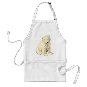 Cuddly  Polar Bear Standard Apron