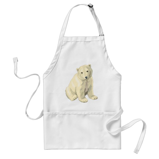 Cuddly  Polar Bear Standard Apron (Front)