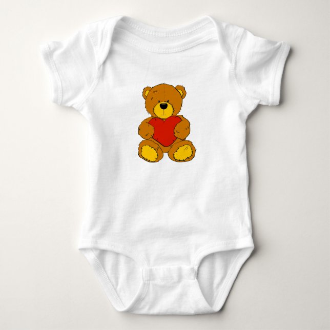 Cuddly Teddy Baby Bodysuit (Front)