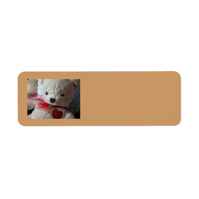 Cuddly Teddy Bear - return address label (Front)