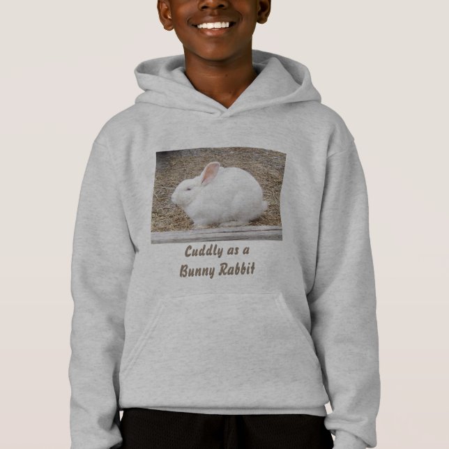 Cuddly White Bunny (Front)