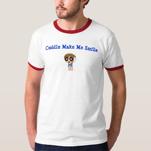 Cuddlz Make Me Smile T-Shirt (Front)
