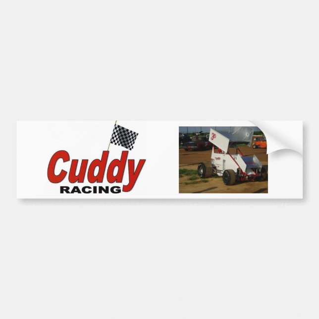 Cuddy Racing Bumper Sticker (Front)