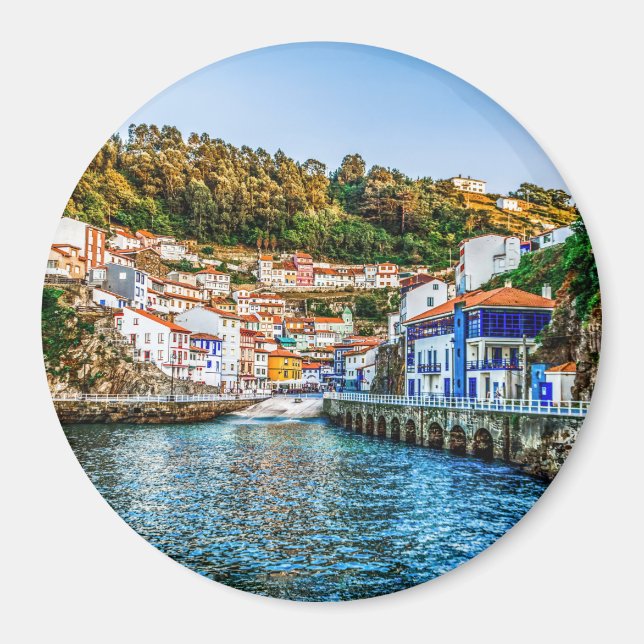 Cudillero, fishing village in Asturias. Spain. Magnet (Front)