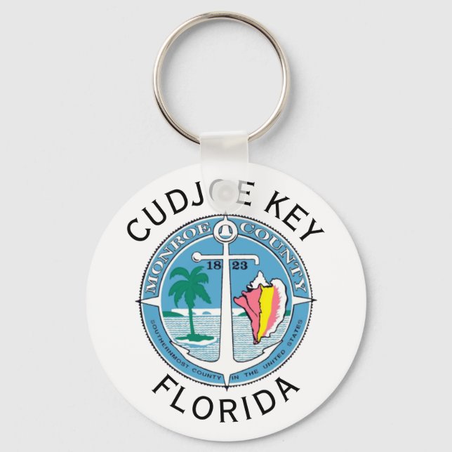 Cudjoe Key - Florida Keys Key Ring (Front)