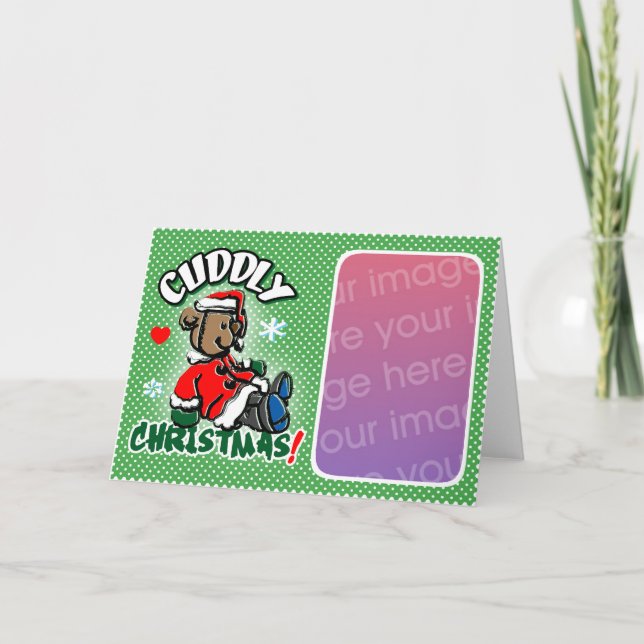 Cudly Christmas Holiday Card (Front)