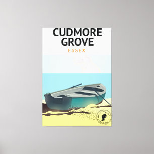 Cudmore Grove Essex travel poster Canvas Print