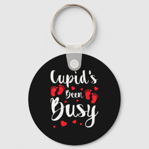 Cud's Been Busy Funny Baby Reveal 2025 Valentine N Key Ring