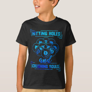 Cue Funny Billiards Pool Player Funny T-Shirt