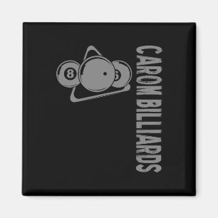 Cue Sports Carom Billiards Magnet
