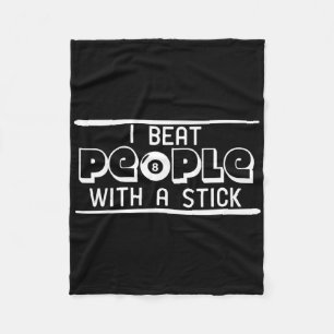 Cue Stick Snooker Bar Table Billiards Rack Chalk P Fleece Blanket