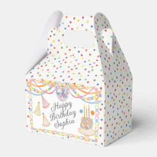 Cue the Confetti Birthday Party Dessert Favour Box