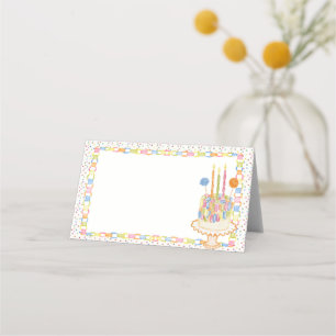 Cue the Confetti Birthday Party Thank You Card