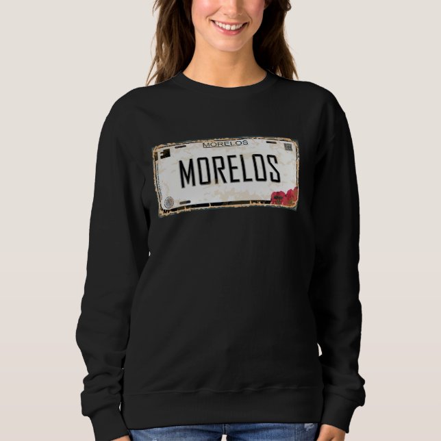 Cuernavaca Morelos México License Plate Aesthetic  Sweatshirt (Front)