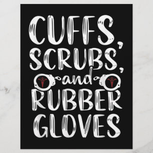 Cuffs Correctional Nurse RN Prison Nursing Medical Custom Letterhead