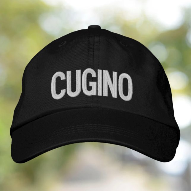 Cugino (cousin/male) embroidered Stylish Italian Embroidered Hat (Creator Uploaded)