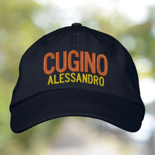 Cugino (cousin/male) Personalised embroidered  Hat