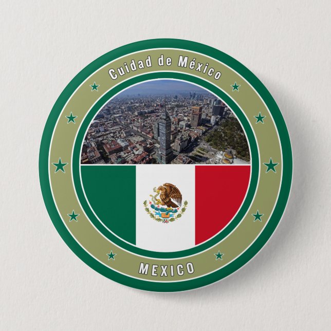 Cuidad de Mexico 7.5 Cm Round Badge (Front)