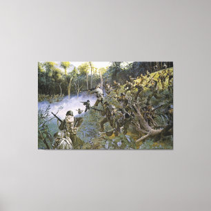 Cuidado Take Care Bushmaster with Bolo Canvas Print