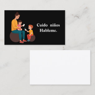 Cuido ninos  business card