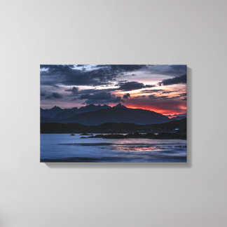 Cuillin Ridge Sunset Isle of Skye  Canvas Print
