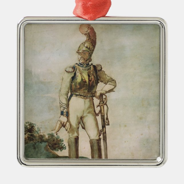 Cuirassier Metal Tree Decoration (Front)